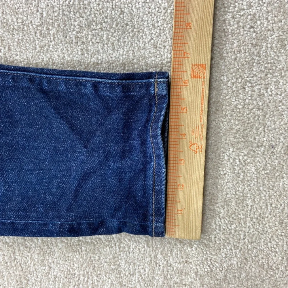 Uniqlo Jeans Mens 34x32 (Fits 36x31) Slim Fit Stretch Selvedge Detail 321-461579